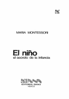Montessori Maria - El Niño - El Secreto De La Infancia.pdf